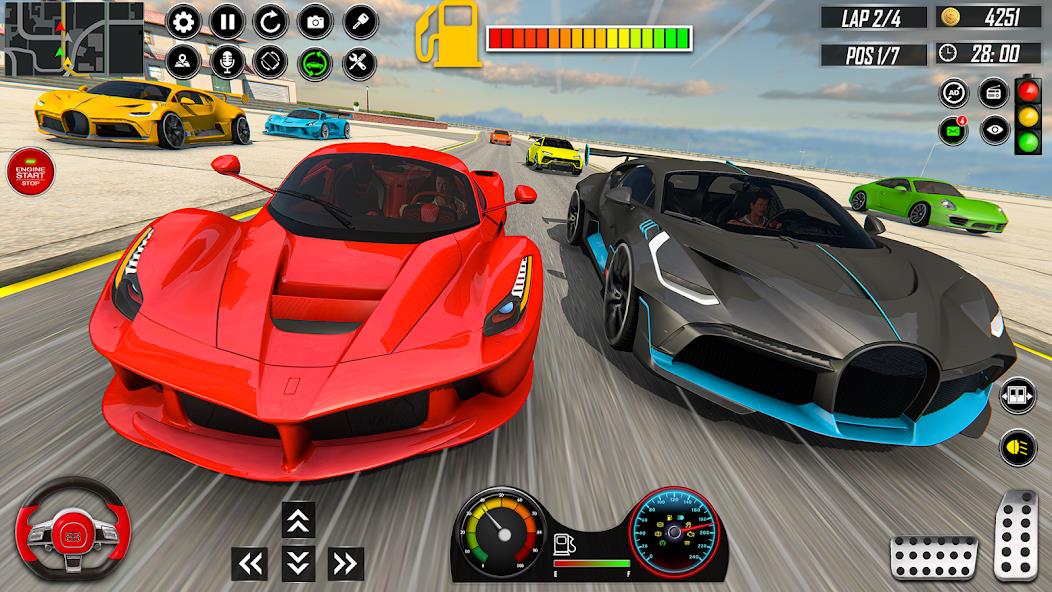 Car Racing Games 3D: Car Games Mod ဖန်သားပြင်ဓာတ်ပုံ 0