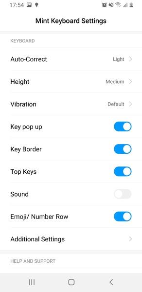 Mint Keyboard (Deprecated) ဖန်သားပြင်ဓာတ်ပုံ 0