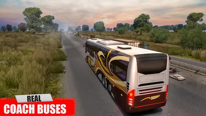 Euro Coach Bus Driving Games ภาพหน้าจอ 2