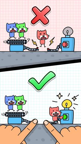 Brain cat: tricky puzzles 螢幕截圖 1