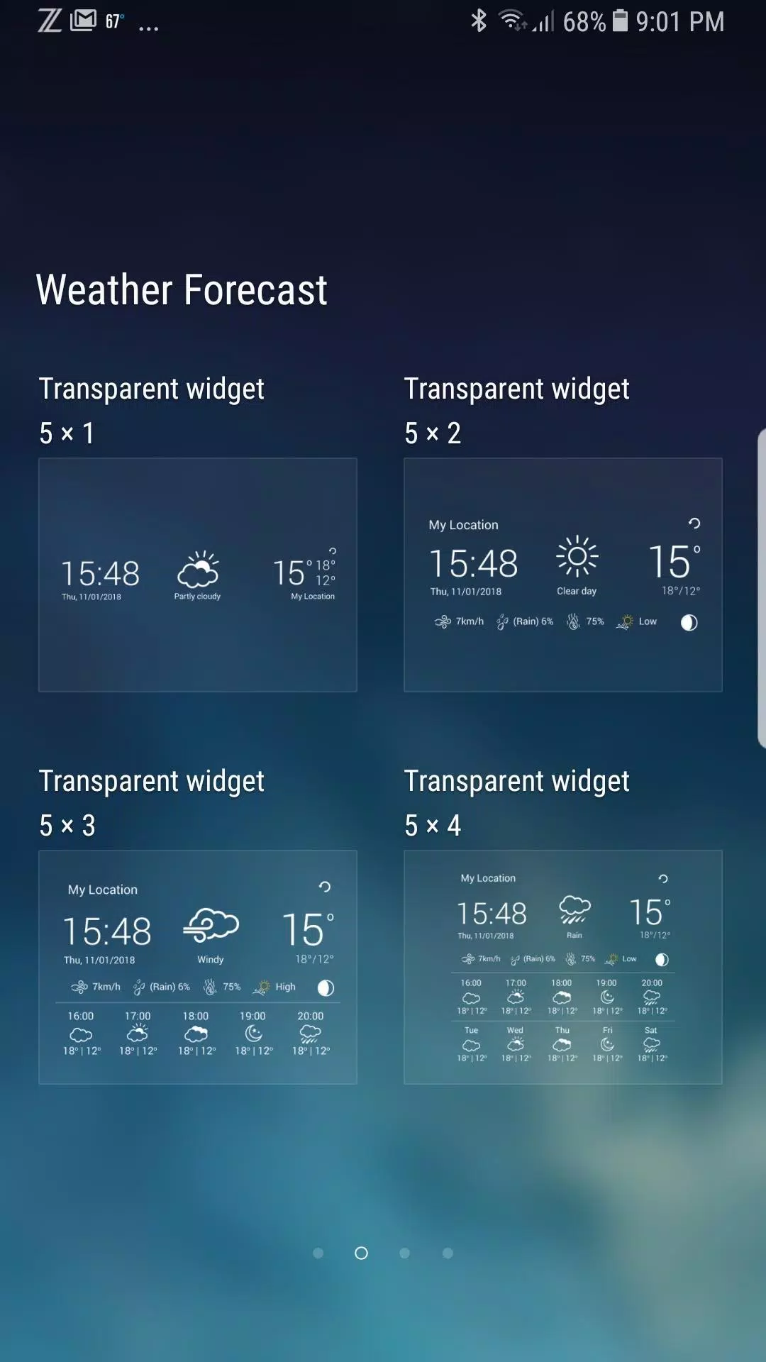 Weather Forecast Screenshot 2