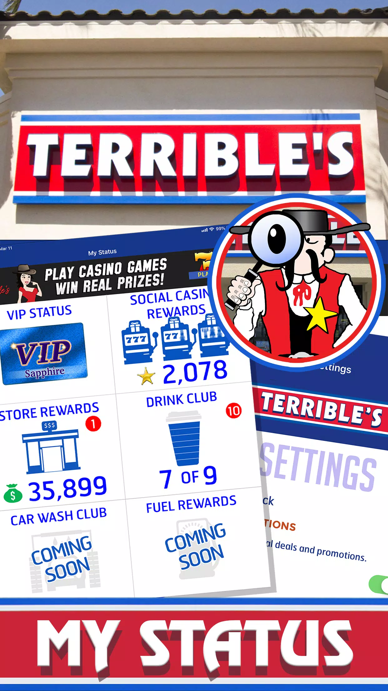 Terrible’s Social House Screenshot 1