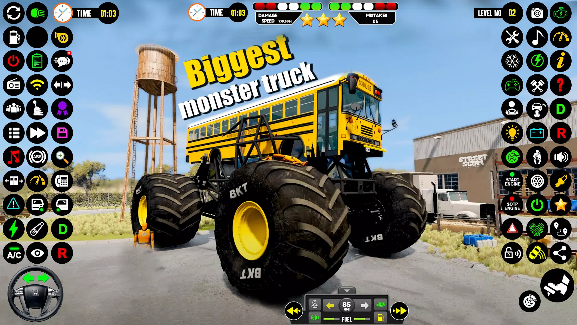 4x4 Monster Truck Game - Derby Captura de tela 2