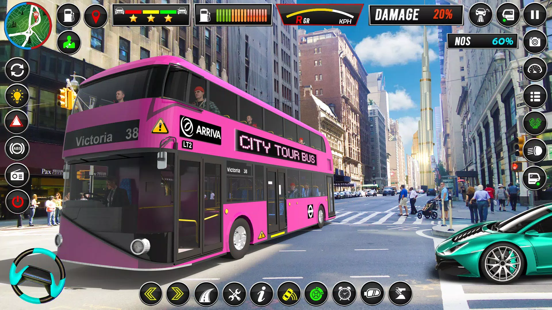 Real Bus Simulator Coach Bus Capture d'écran 2