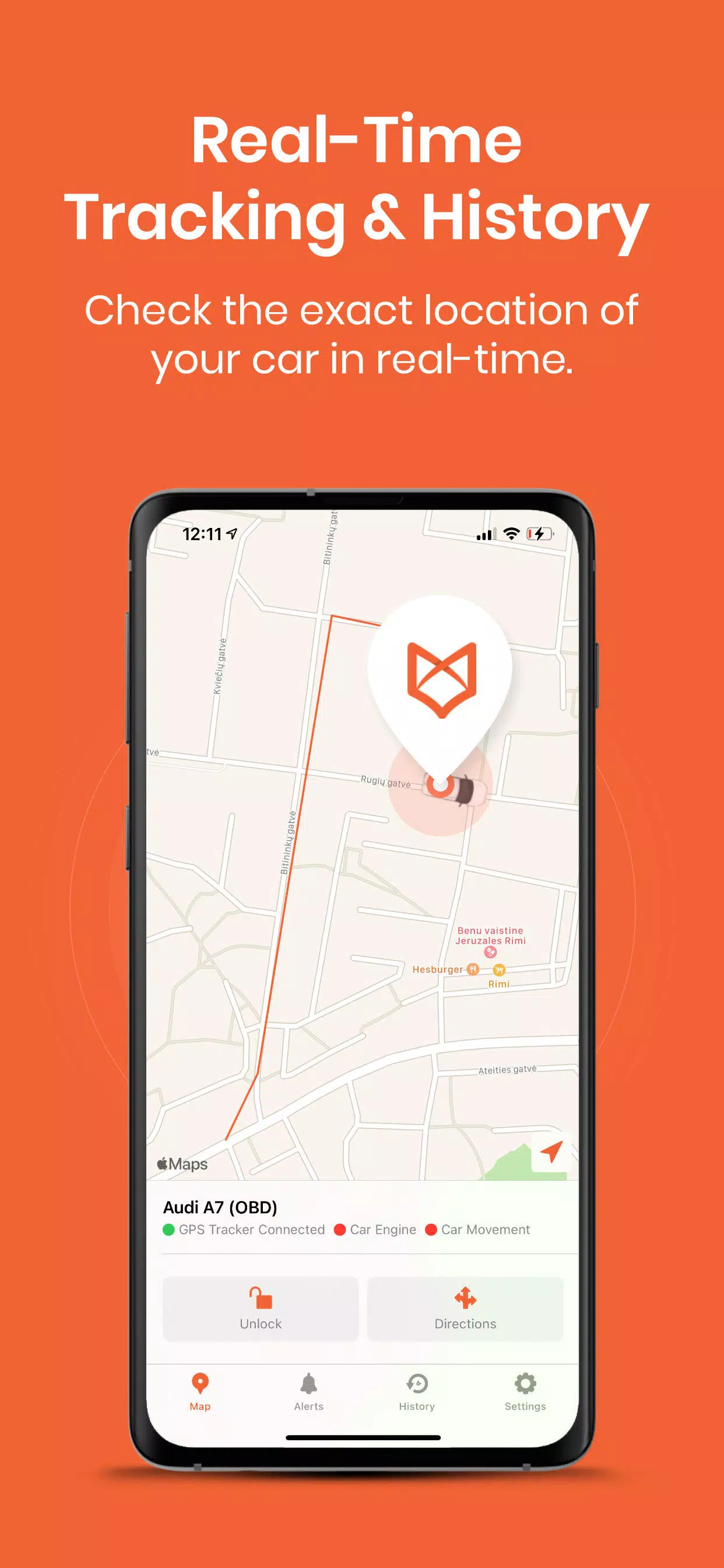 Schermata TrackingFox Car GPS Tracker 1