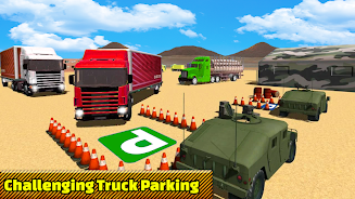 Truck Parking Truck Games 螢幕截圖 0