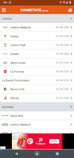 Conectate Loterías Screenshot 2