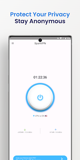 Spark VPN : Fast Secure VPN স্ক্রিনশট 2