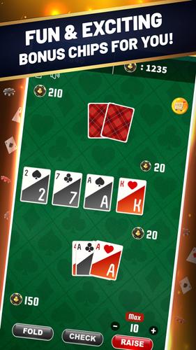 Texas Hold'em - Poker Game स्क्रीनशॉट 1