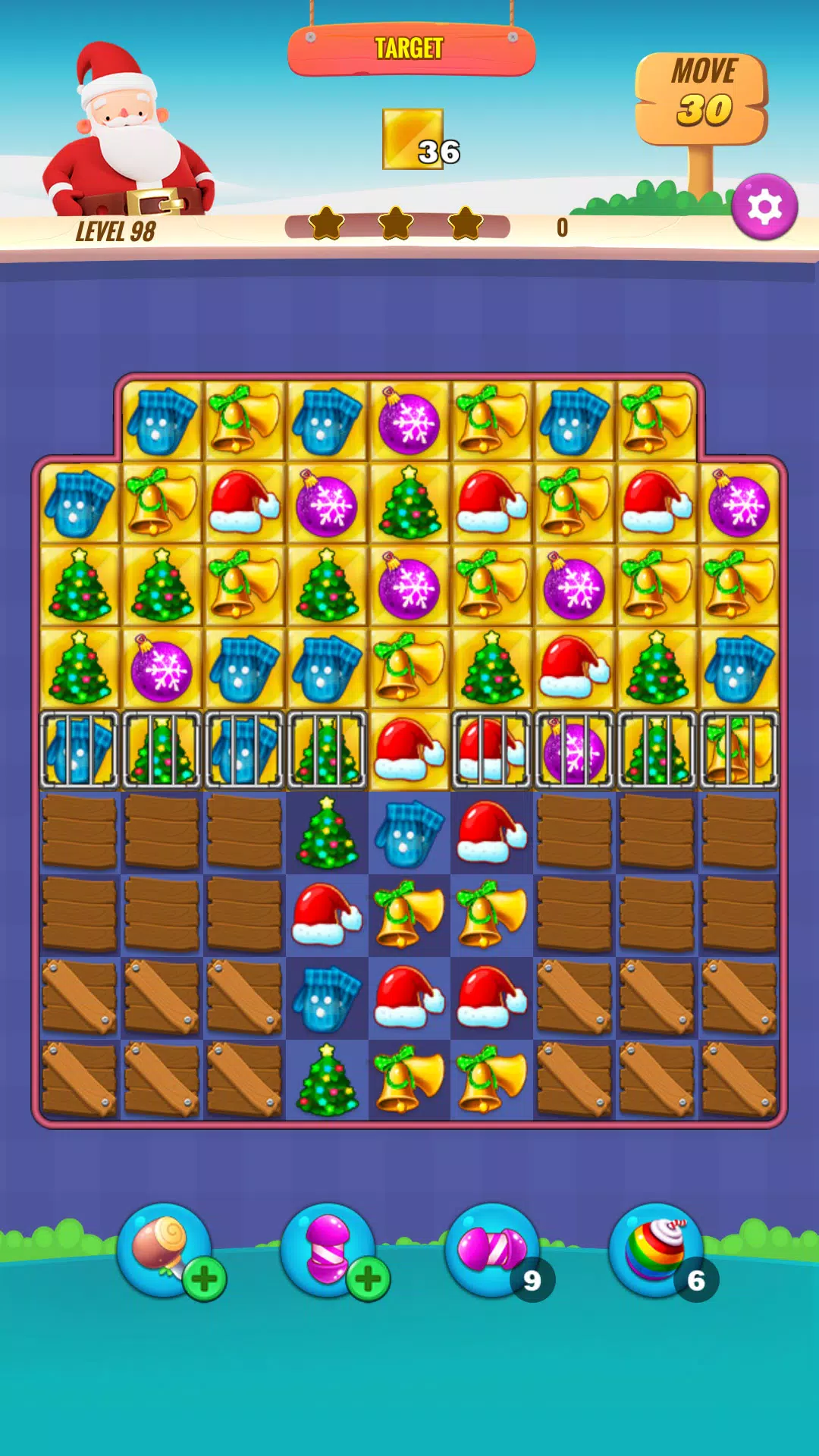Christmas NewYear Match Game Captura de pantalla 2