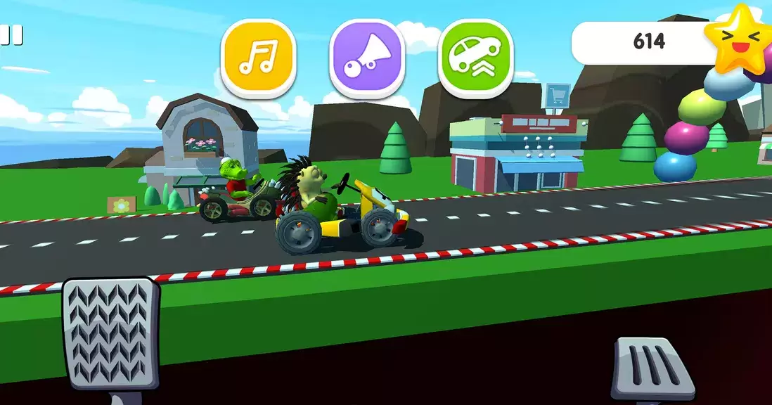 Fun Kids Cars Racing Game 2 螢幕截圖 0