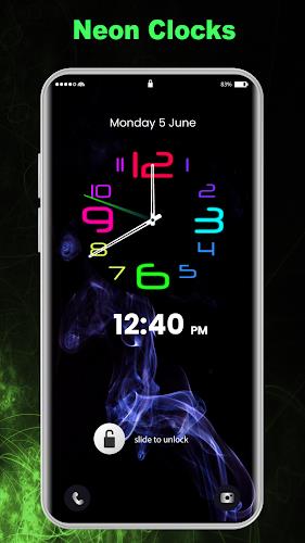 Clock Always on Display Captura de pantalla 2