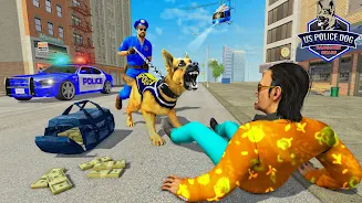 US Police Dog Crime Chase Game स्क्रीनशॉट 1