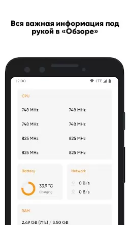 Castro Premium system info Tangkapan skrin 1