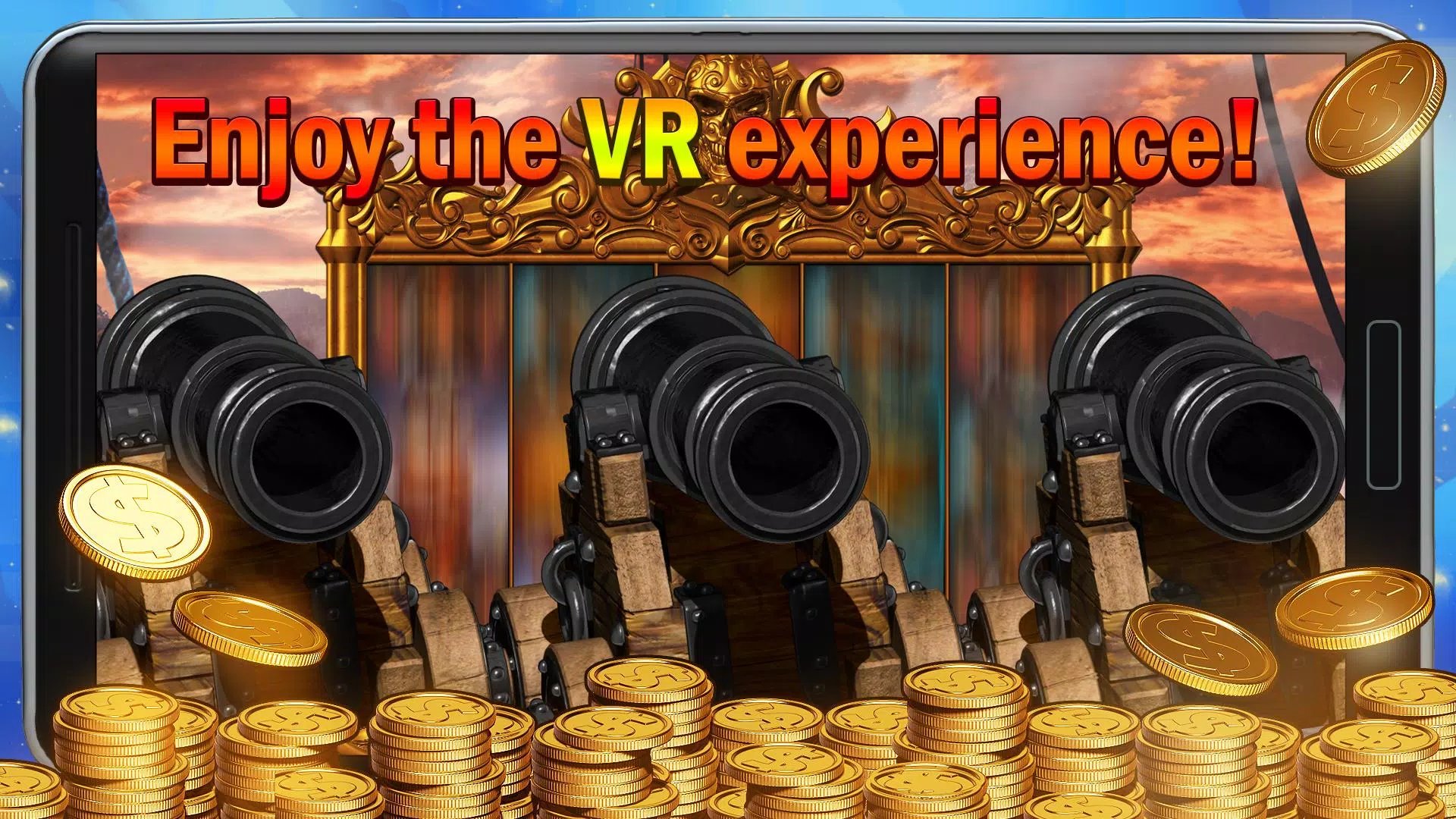 Pirate Slots: VR Slot Machine Ảnh chụp màn hình 1