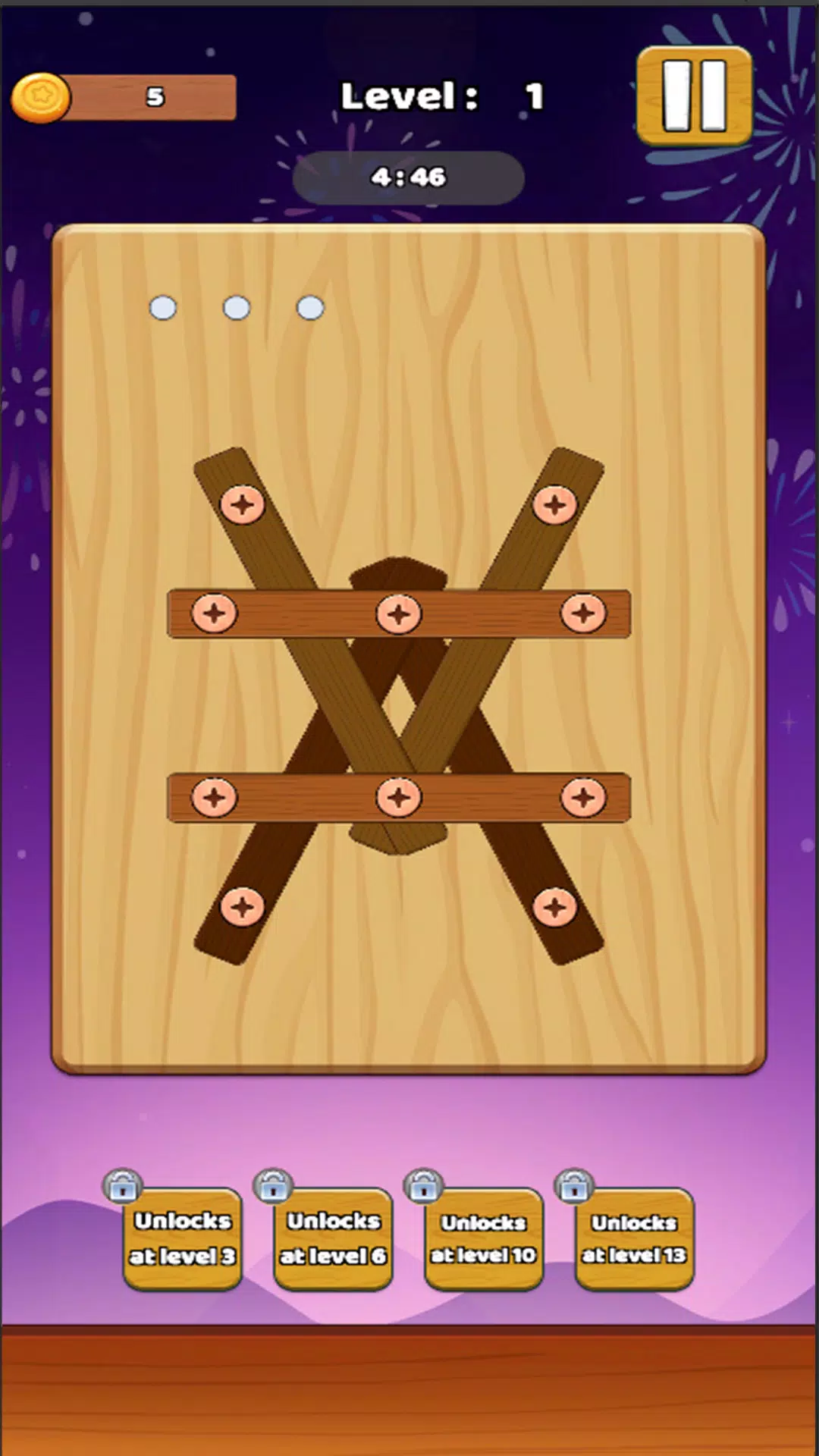 Nut & Bolt: Logic Puzzle Fun Captura de pantalla 1