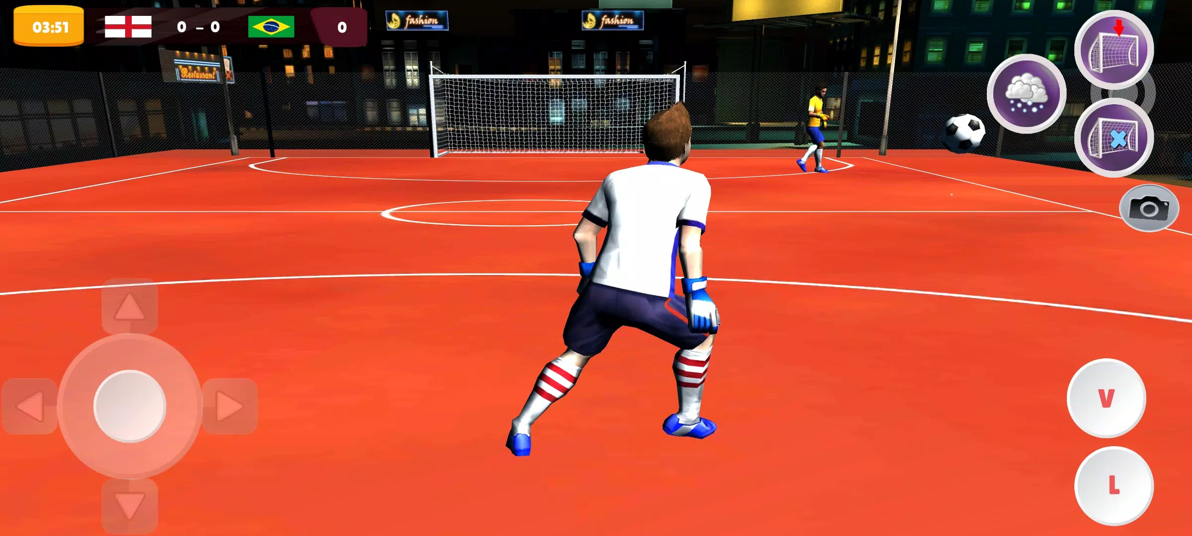 Goalie Wars Football Street Capture d'écran 2