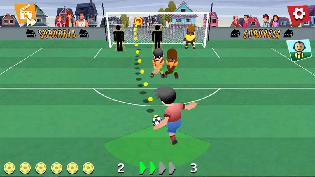 FreeKick Screamers - Football Captura de tela 0