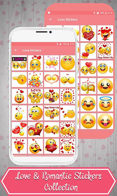 Love Stickers and Free Stickers - WAStickers Schermafbeelding 2