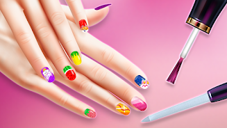 Nail Salon: Girls Game Schermafbeelding 0