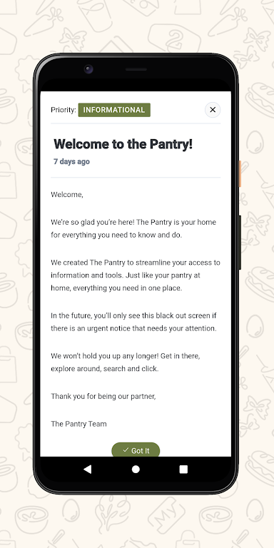 The Pantry: Associate App Captura de tela 2