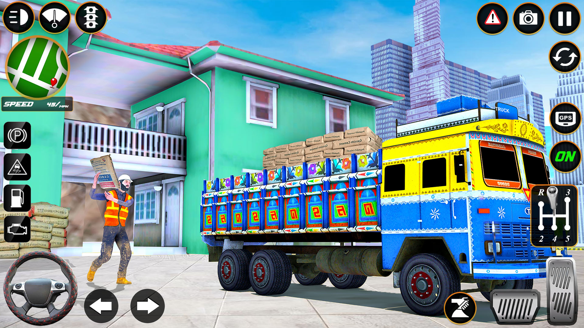 Crazy Truck Driving:Truck Game Captura de pantalla 2