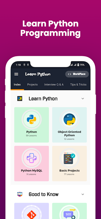 Learn Python Offline :PyBook Ảnh chụp màn hình 2