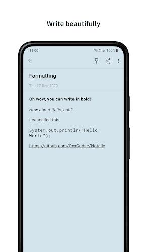 Notally - Minimalist Notes Screenshot 2