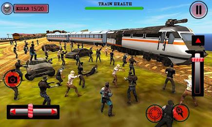 US Army Train Zombie Shooting 螢幕截圖 2