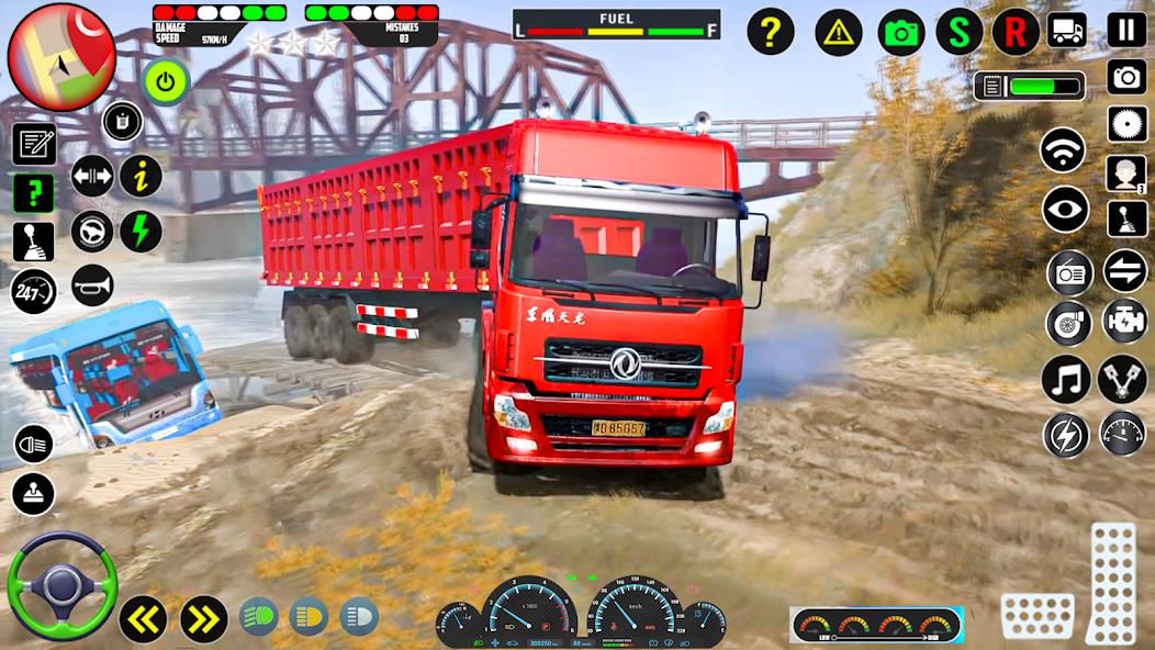 Euro Truck Games Cargo Driving Mod 螢幕截圖 3