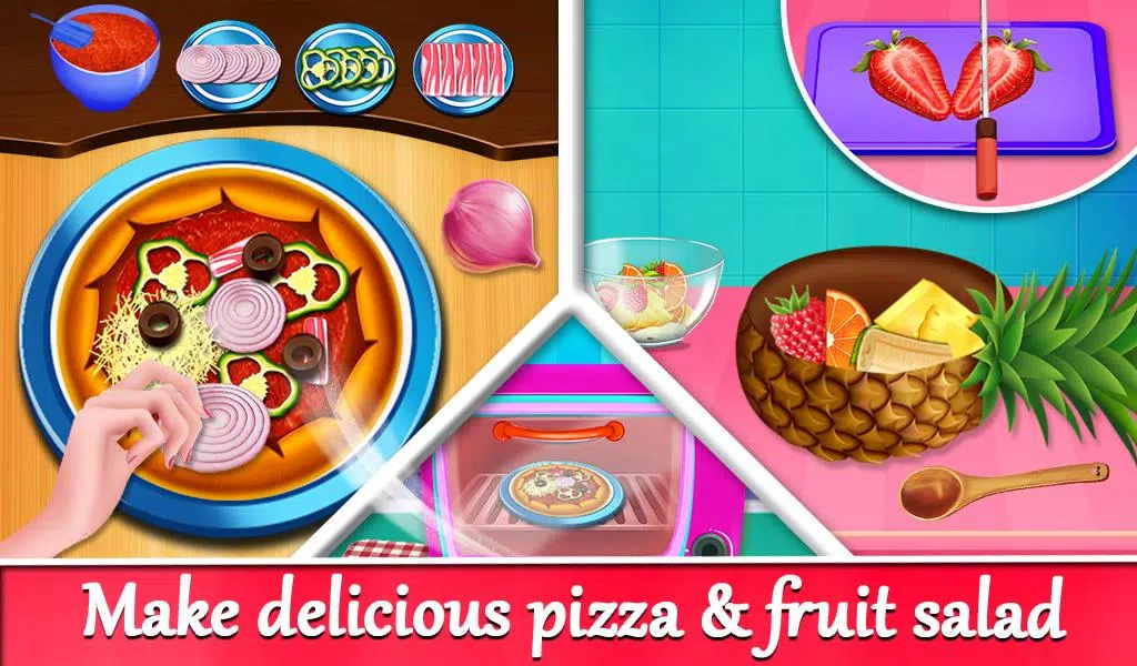 Cooking in Kitchen Food Games スクリーンショット 1