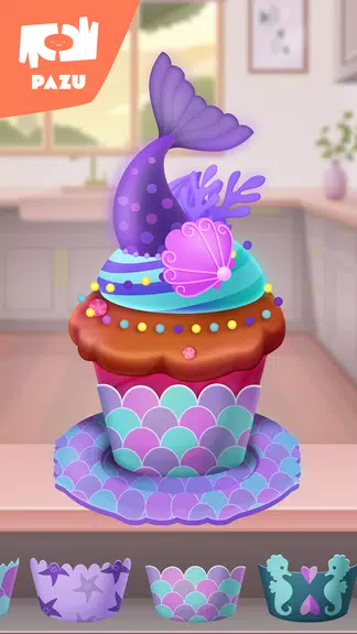 Juegos de cocina de cupcake Captura de pantalla 3