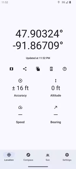 Positional GPS, Compass, Solar 螢幕截圖 0