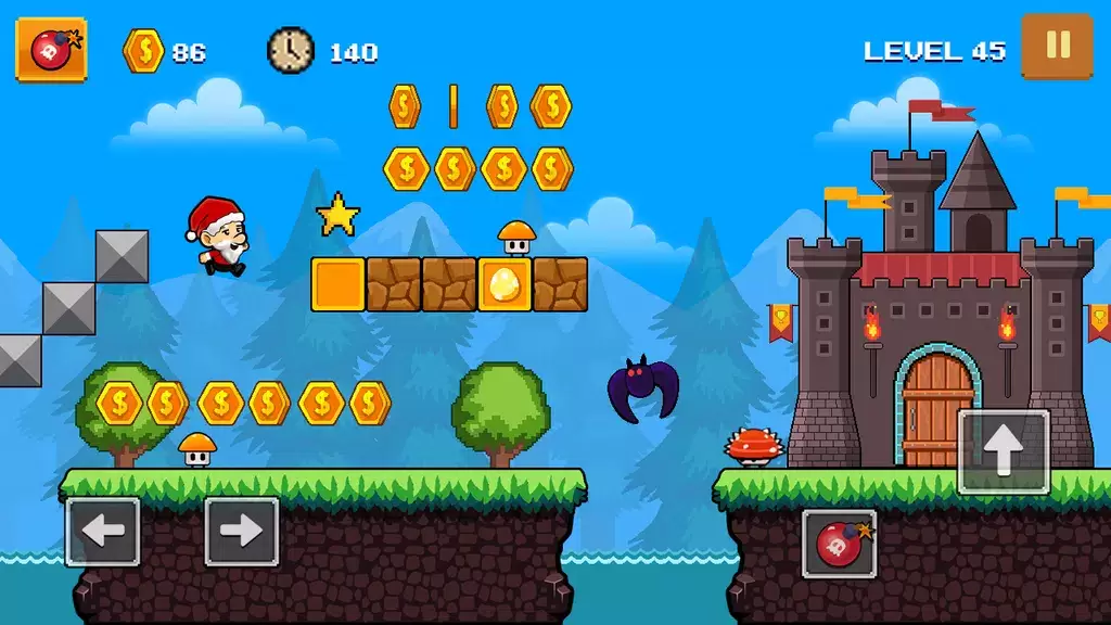 Super Dan’s World - Run Game Captura de tela 1