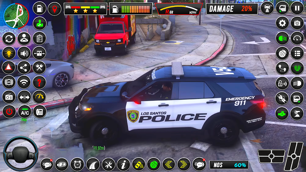 Police Car Chase: Car Games 3D 螢幕截圖 2