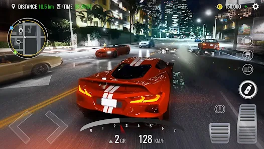 Car Driving Traffic Simulator ဖန်သားပြင်ဓာတ်ပုံ 0