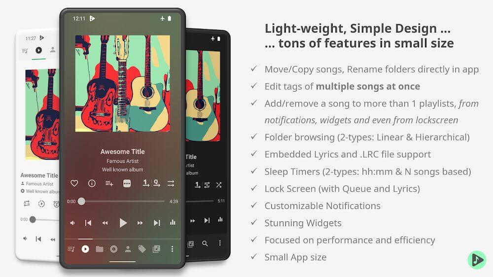 Musicolet Music Player Mod Tangkapan skrin 0