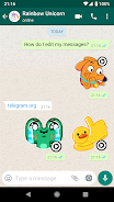 Schermata Animals Stickers WAStickerApps 3