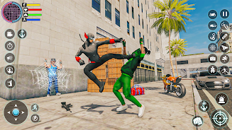 Miami Rope Hero: Spider Games Screenshot 3