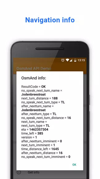 OsmAnd API Demo Tangkapan skrin 1