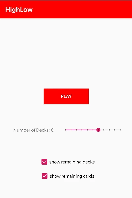 HighLow - BlackJack ภาพหน้าจอ 0