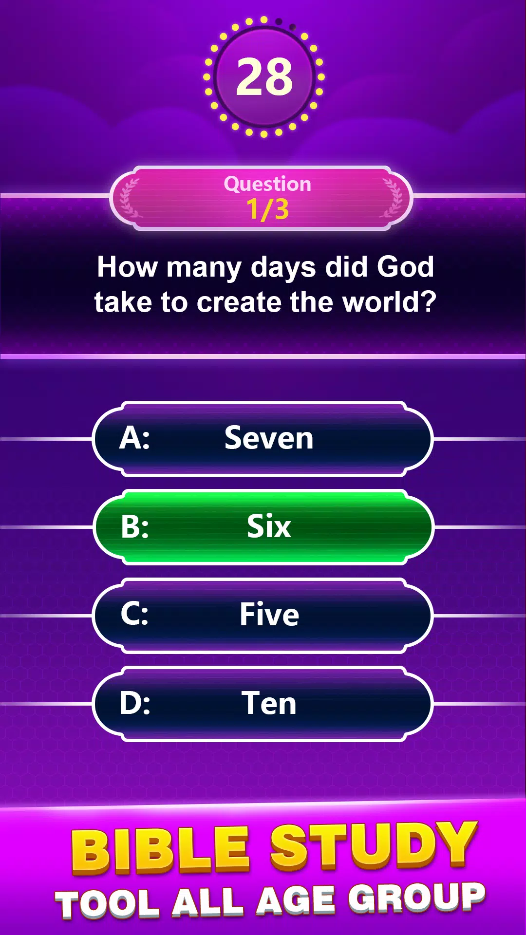 Bible Trivia 스크린샷 0