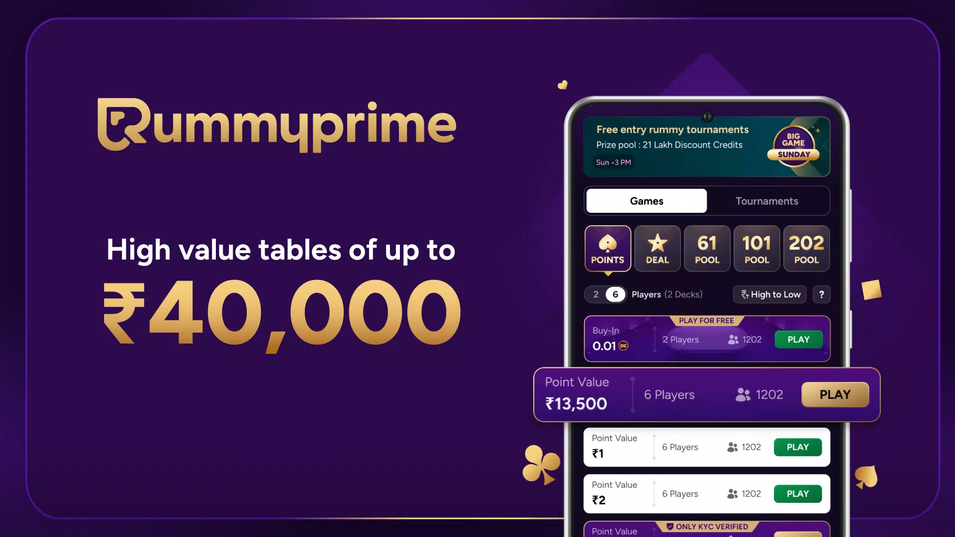 RummyPrime - Rummy Cash Game Tangkapan skrin 2