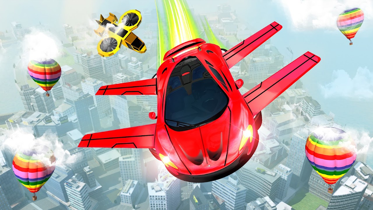 Flying car- Robot Transformation Car Driving スクリーンショット 2