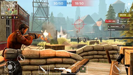 Gun Shooter Offline Game WW2: স্ক্রিনশট 0