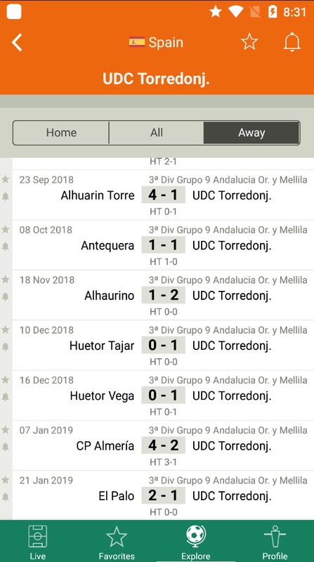 Futbol24 Fußball Livescore App Screenshot 0