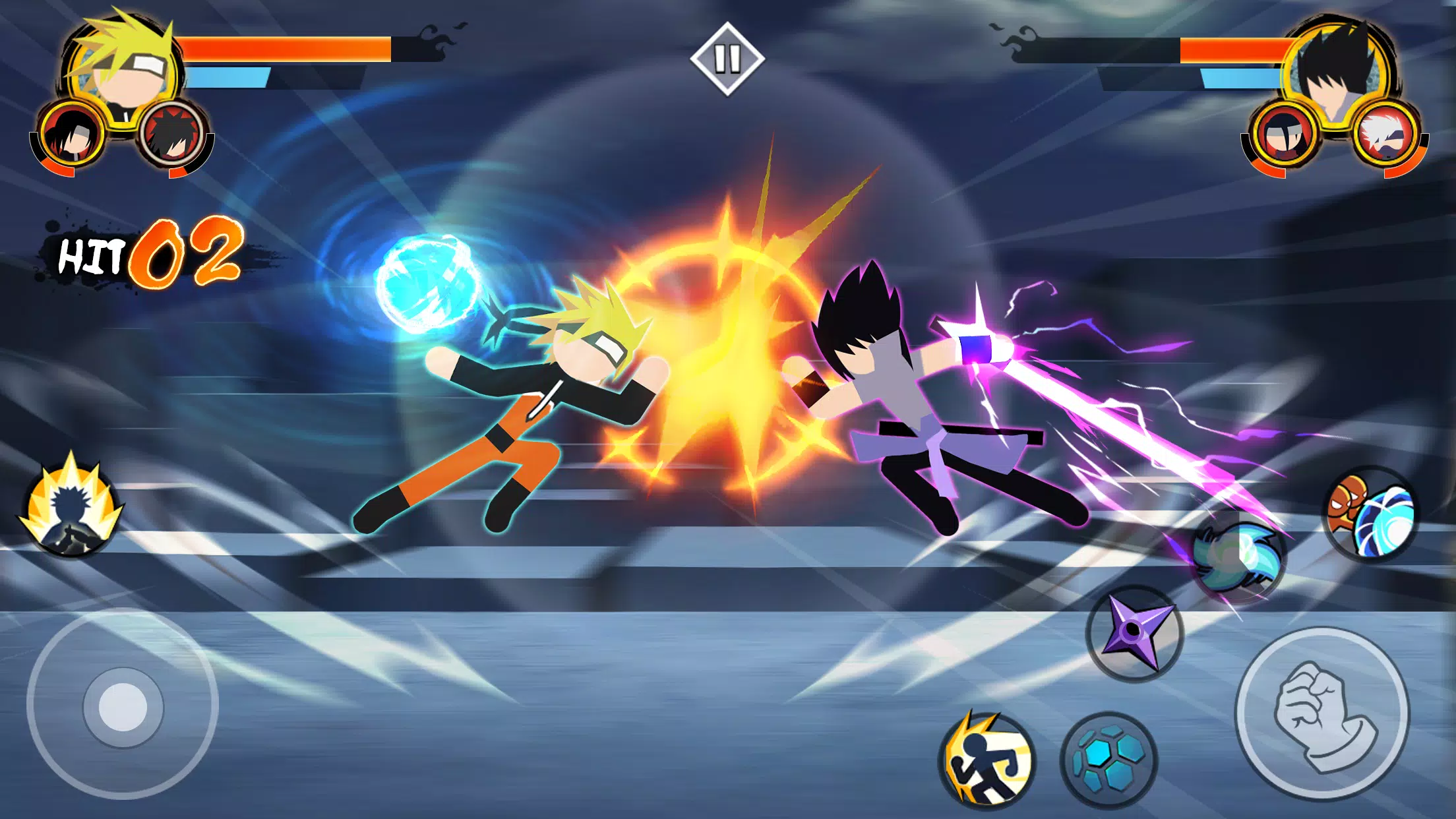 Stick Ninja - 3v3 Battle Screenshot 0