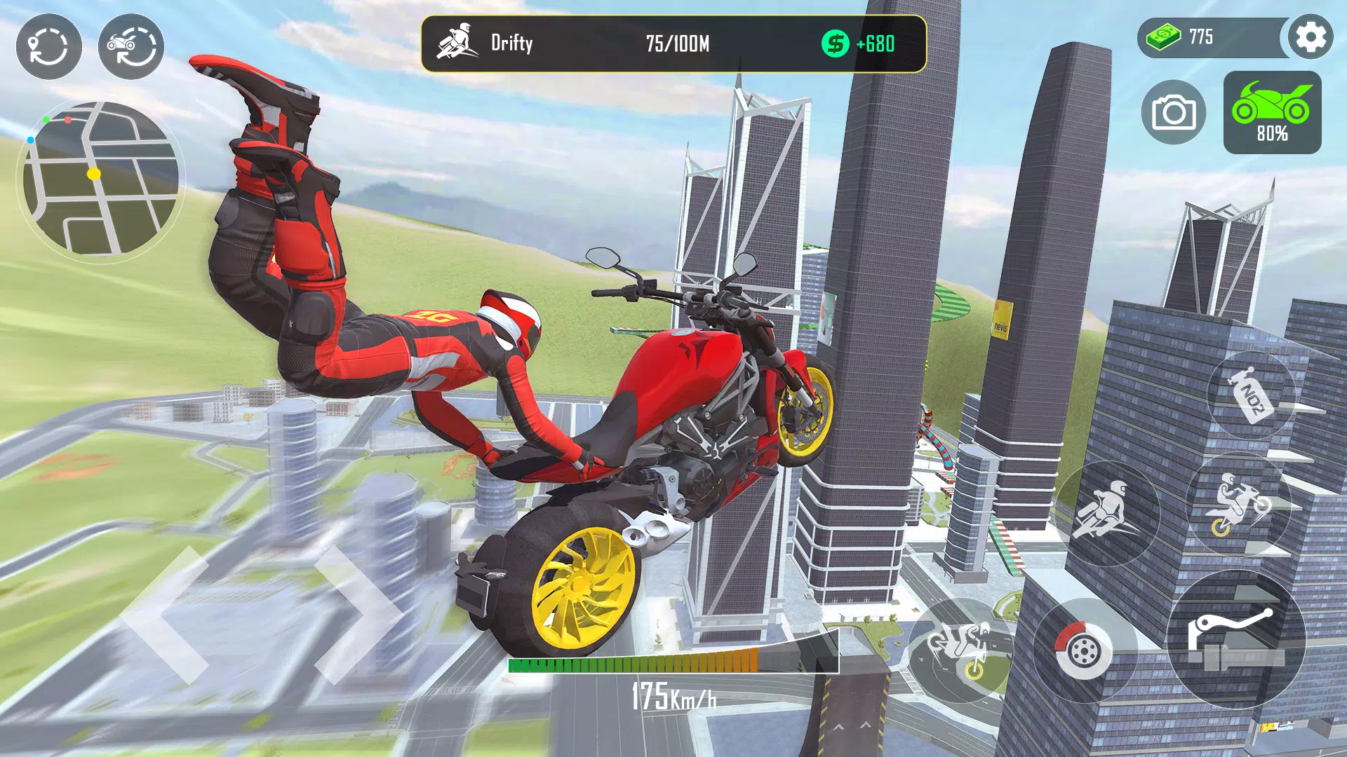 GT Moto Stunt 3D Captura de pantalla 0