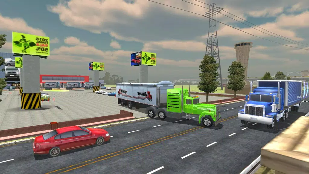 Highway Cargo Truck Simulator 螢幕截圖 1