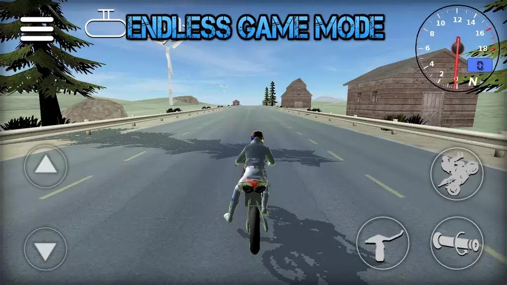 Wheelie Bike 3D game 螢幕截圖 2